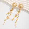Holiday Beach Starfish Jellyfish Metal Alloy Earrings - electronic accessories