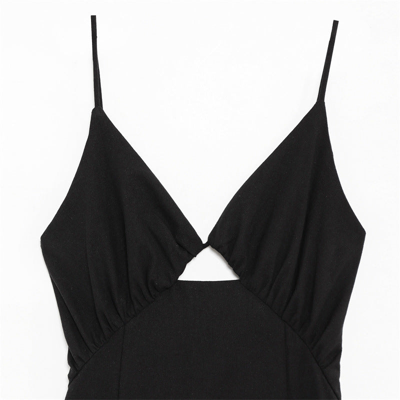 Hollow Decoration Mini Dress - Other