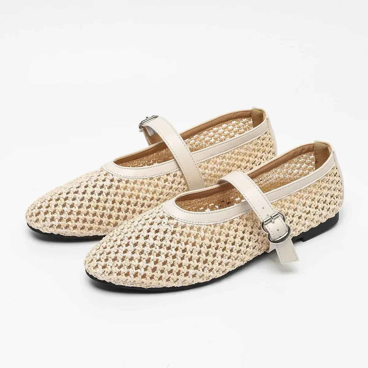 Hollow Out Shoes Women Pu Leather