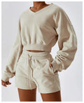Hoodie Set Breathable Cotton Fabric Elastic Waist - Women’s Fashion - Clothing - Dress