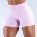 Impact Women Yoga Shorts High Waist - Pink / M