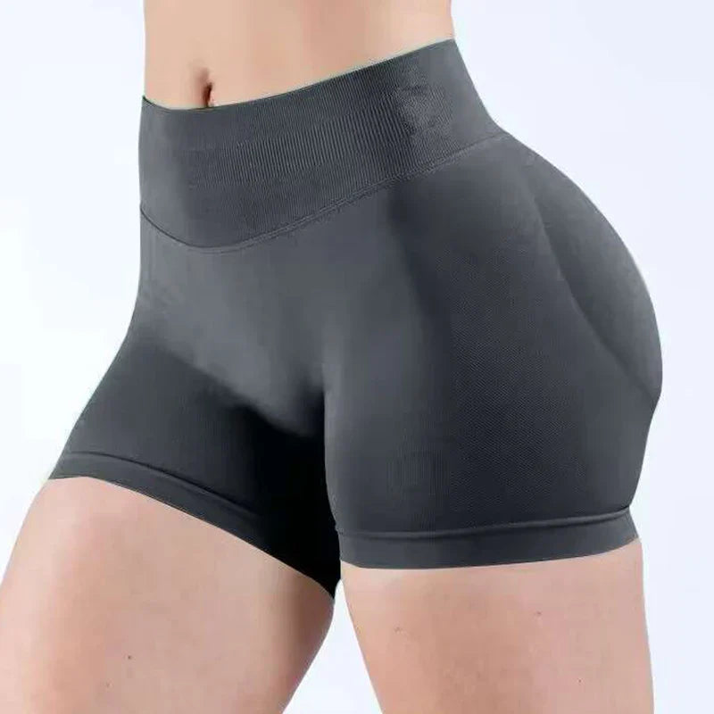 Impact Women Yoga Shorts High Waist - Shark Gray / L