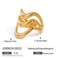 Irregular Line Simple Hollow Ring Personality All-match - JDRW2410010 - electronic accessories