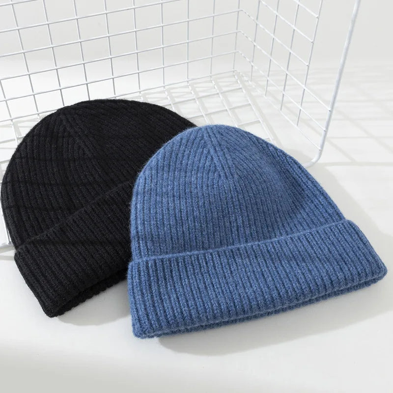 Knitted Pure Wool Beanies