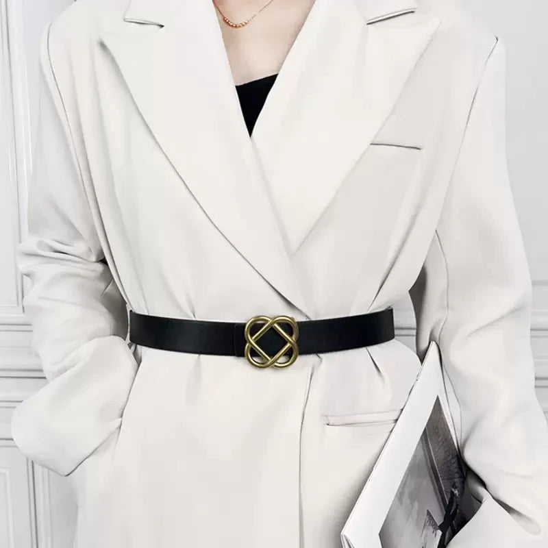 Knot Buckle Women Belt