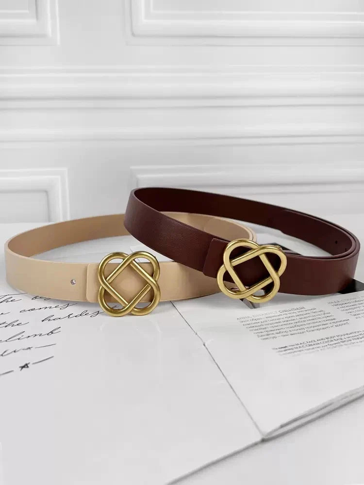 Knot Buckle Women Belt
