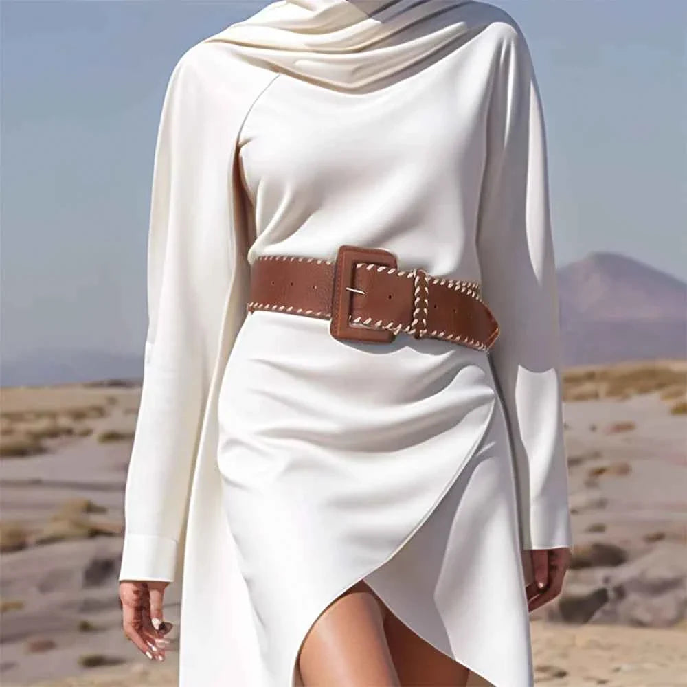 Ladies' leather Pin Buckle Belt For Women