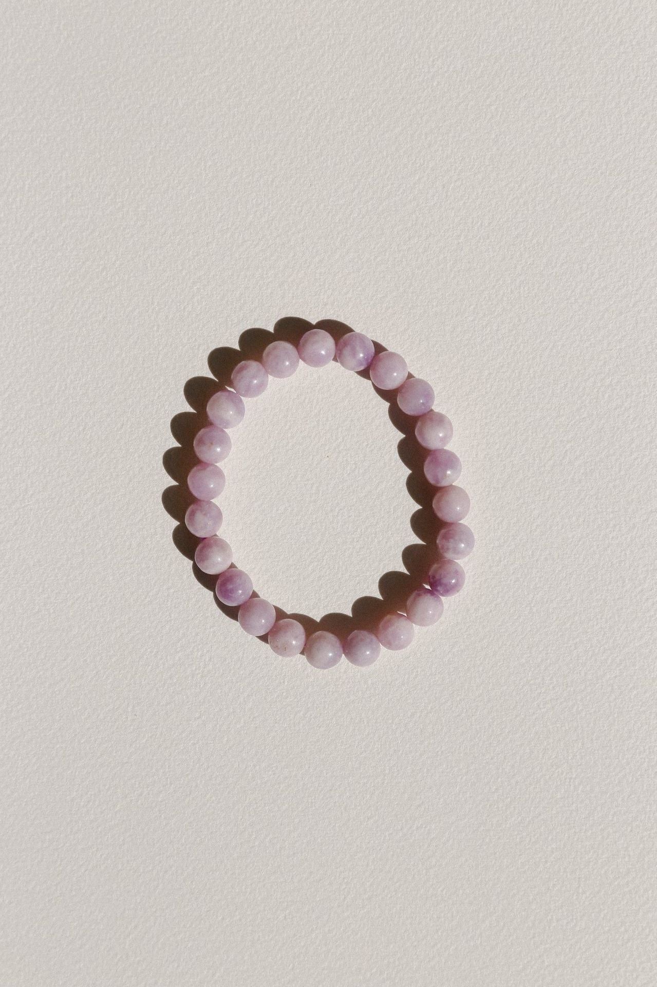 Lavender Purple Ball Clavicle Chain Women - 17CM Stretch Bracelet / Free Size - electronic accessories