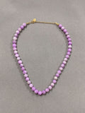 Lavender Purple Ball Clavicle Chain Women - 40or5CM Necklace NB8 / Free Size - electronic accessories