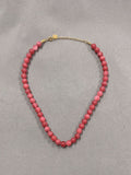 Lavender Purple Ball Clavicle Chain Women - Red 40or5CM Necklace NB8 / Free Size - electronic accessories