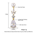 Leaves Zircon Water Drop Earrings Women - electronic accessories