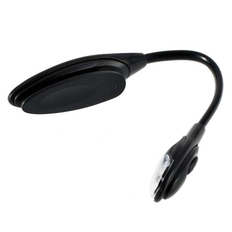 Led Book Light Mini Clip-On - Black 4pcs