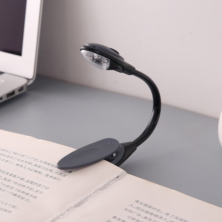 Led Book Light Mini Clip-On - Black 4pcs