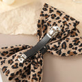 Leopard Bow Hair Clip