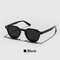 Luxury Round Light Sunglasses - C1 black