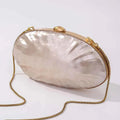 Luxury Shell Clutch Bag Acrylic Pearl White Frame Purse