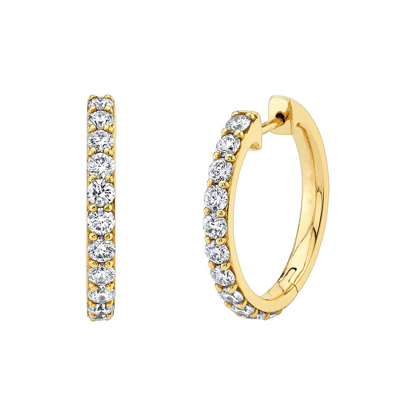 Luxury Zircon Earrings - JQH0301GG - electronic accessories