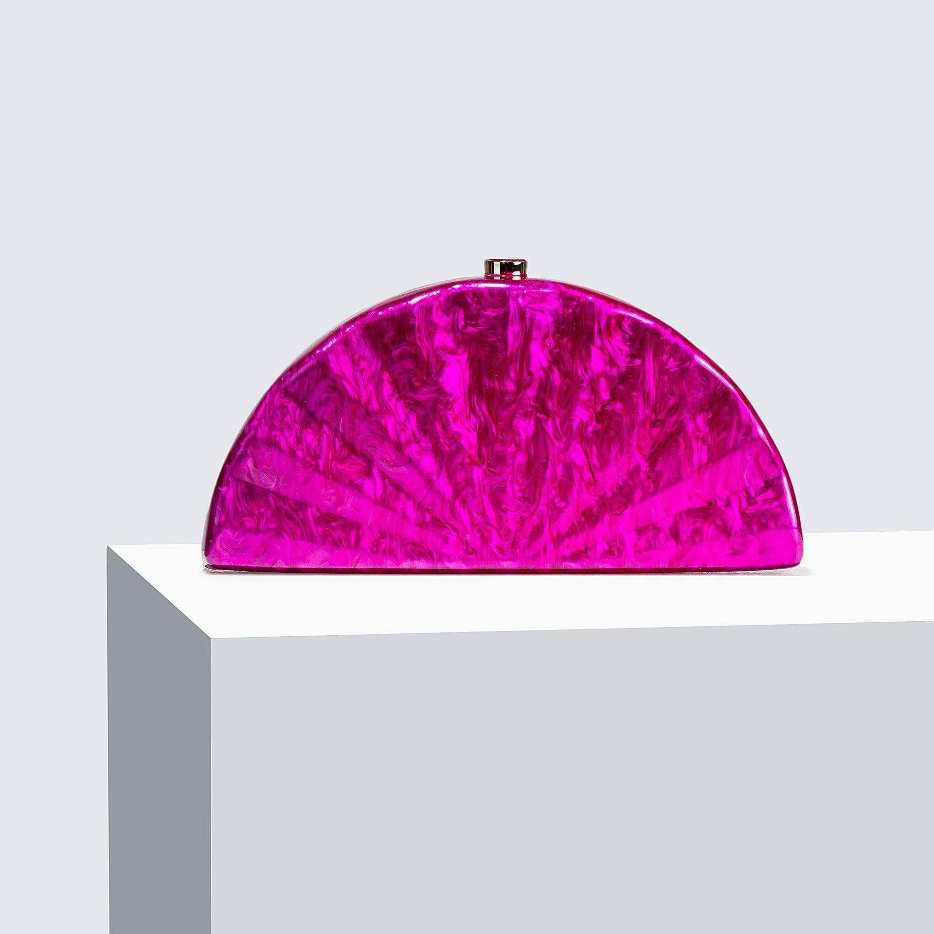 Marble Mini Beach Evening Bag Women - o shape chain 4