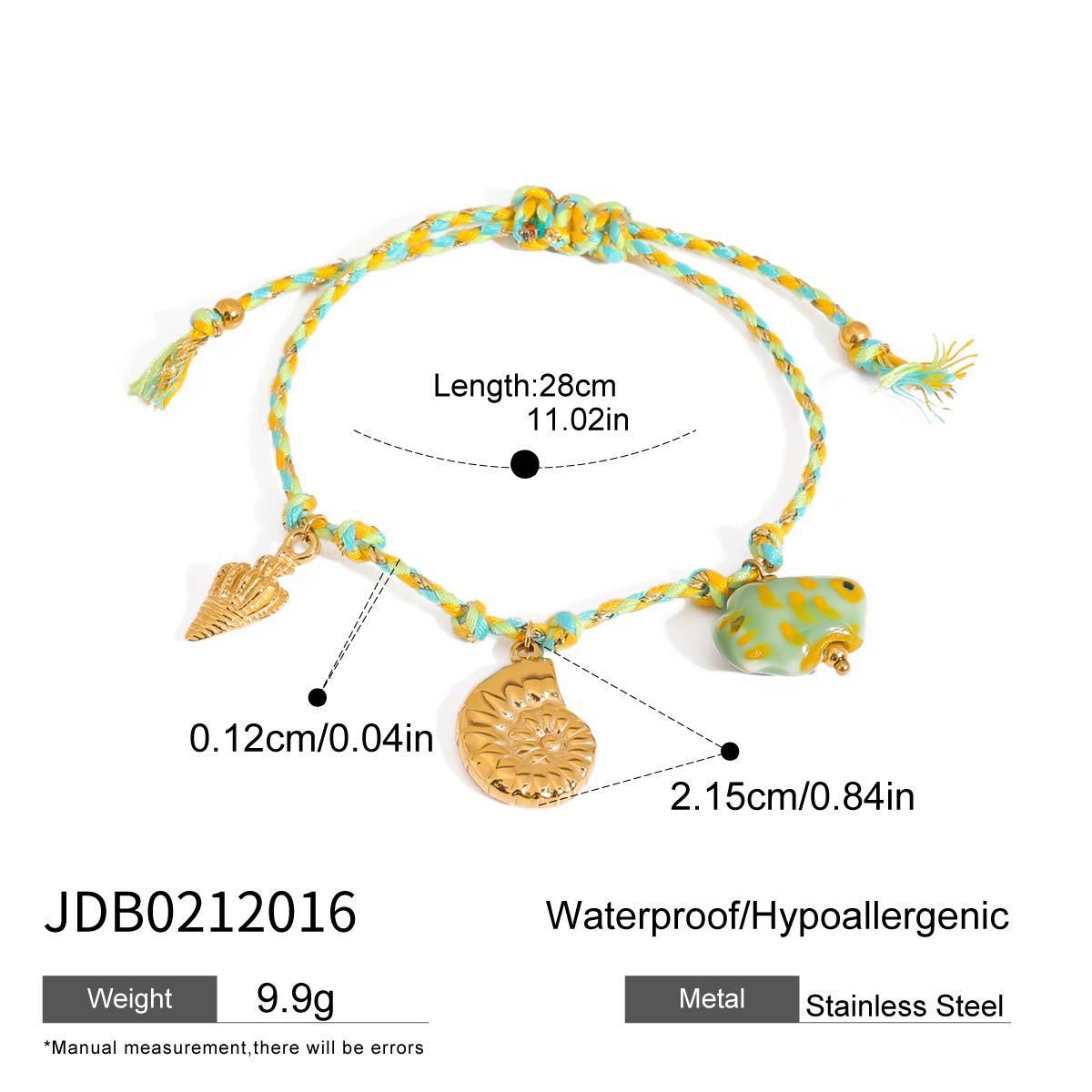Marine Woven Diy Bracelet Stainless Steel - JDB0212016 - electronic accessories