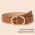Metal Buckle PU Belt Classic Fashion Belt