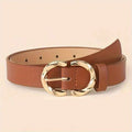 Metal Buckle PU Belt Classic Fashion Belt