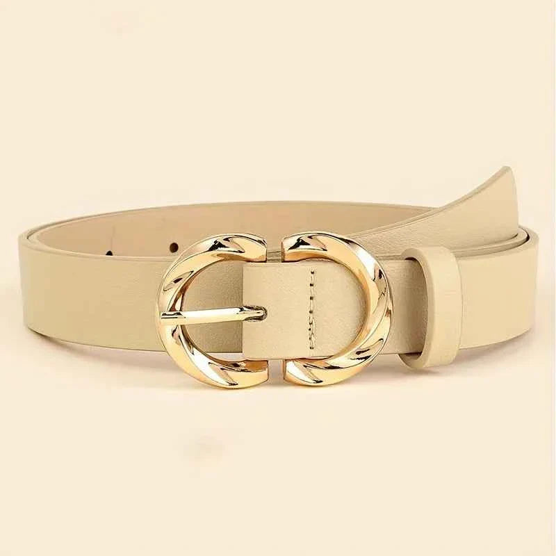 Metal Buckle PU Belt Classic Fashion Belt