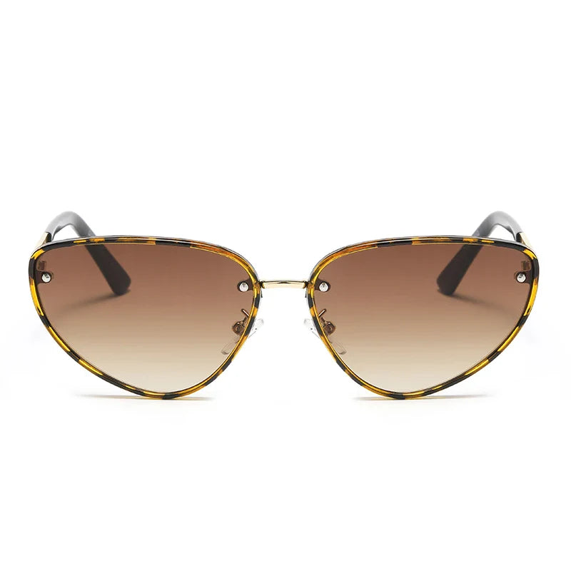 Metal Cat Eye Sunglasses Women