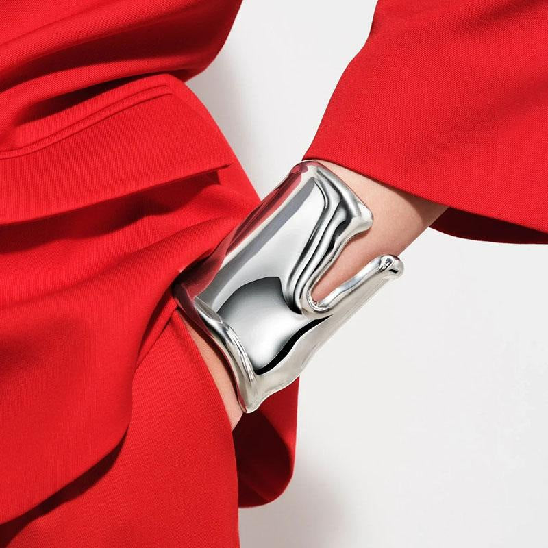 Metal Cross Horseshoe Open-ended Bracelet - electronic accessories