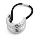 Metal Irregular Double-layer Hair Bands Ropes for Women - D Silver