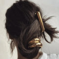 Metal Irregular Golden Rubber Bands Elastic Hair Scrunchies