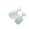 Metallic Texture Transparent Resin Earrings - electronic accessories