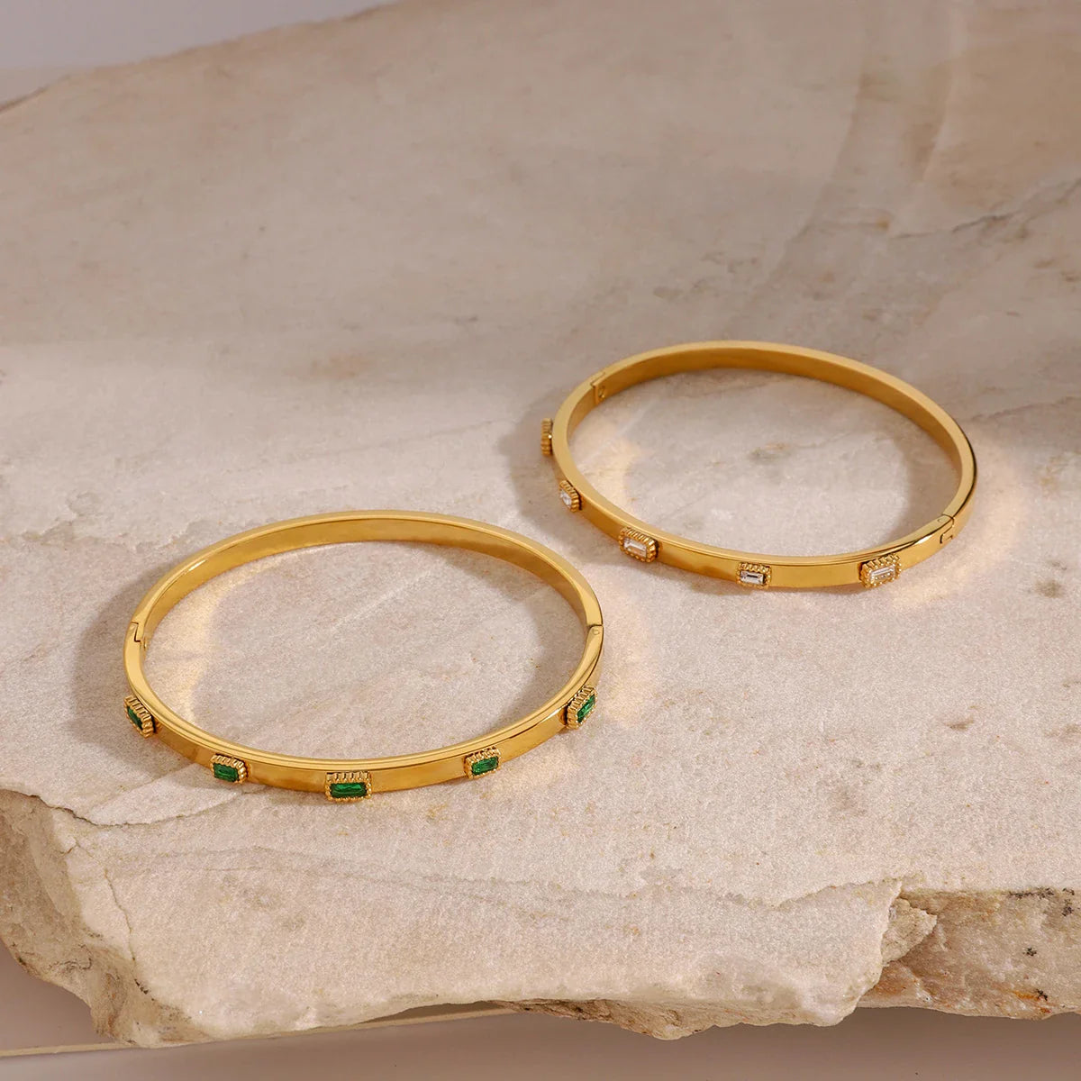 Minimalist Zircon Bracelet Star Buckle Stackable