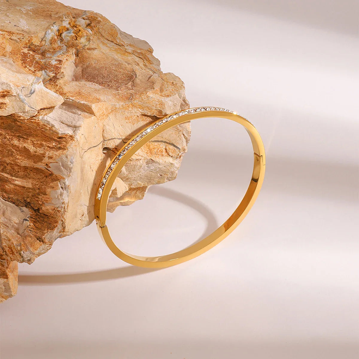 Minimalist Zircon Bracelet Star Buckle Stackable