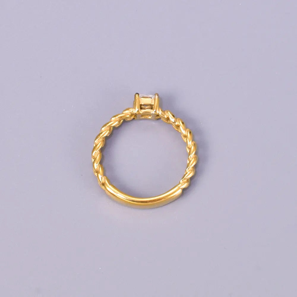 Mixed Batch Chain Style Square Zircon Ring - electronic accessories