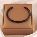 Mobius Silver Bracelet For Women - Black - electronic accessories