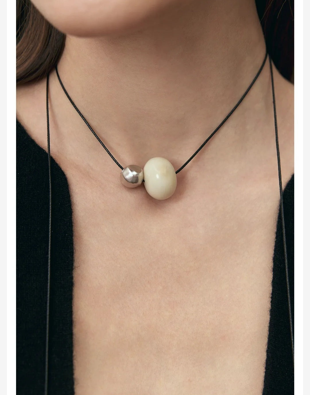 Mood Pendant Necklace For Women - Matte Sliver - electronic accessories