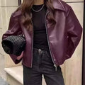 Motorcycle Style Leather Jacket
