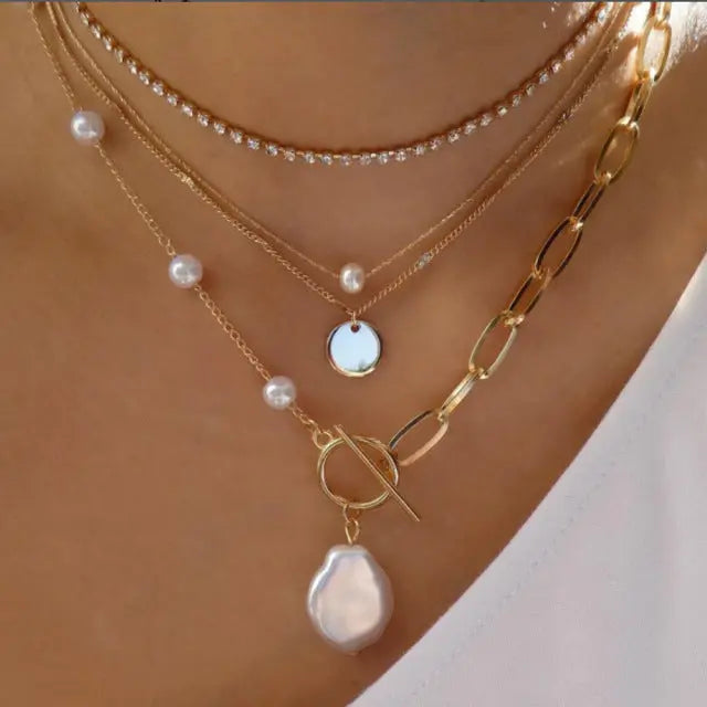 Multilayer Trend Elegant Jewelry Long Snake Chain Crystal - X0137 8 - electronic accessories