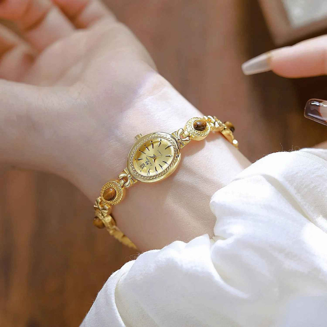 Natural Tigereye Maillard Advanced Chain Watch - electronic accessories