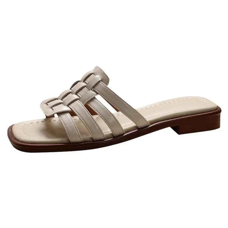 New Cross-hollowed-out Flip-flops Women's Shoes