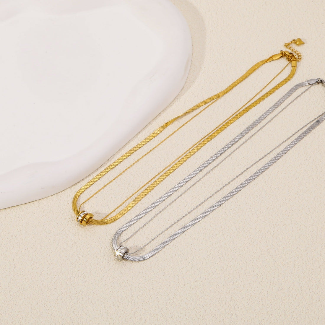 New Double-layer Micro-inlaid Luck Bringer Necklace - electronic accessories