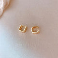 New Niche Design Simple Geometric U-shaped Earrings Women - Gold - electronic accessories