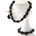 New Shaped Pearl Necklace Bracelet Ear Studs Suit Vintage - electronic accessories