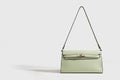 Niche Design Single Shoulder Underarm Square Bag - green