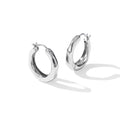 Niche Design Unique Streamer Silver Pin Earrings - Large Pairs - electronic accessories