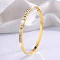 Non-fading Diamond-embedded Stainless Steel Bracelet For Women - electronic accessories