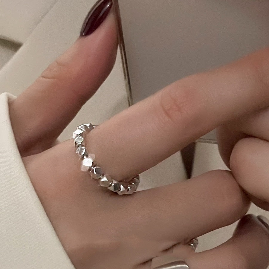 Non-fading Ins Retro Opening Ring Niche - electronic accessories