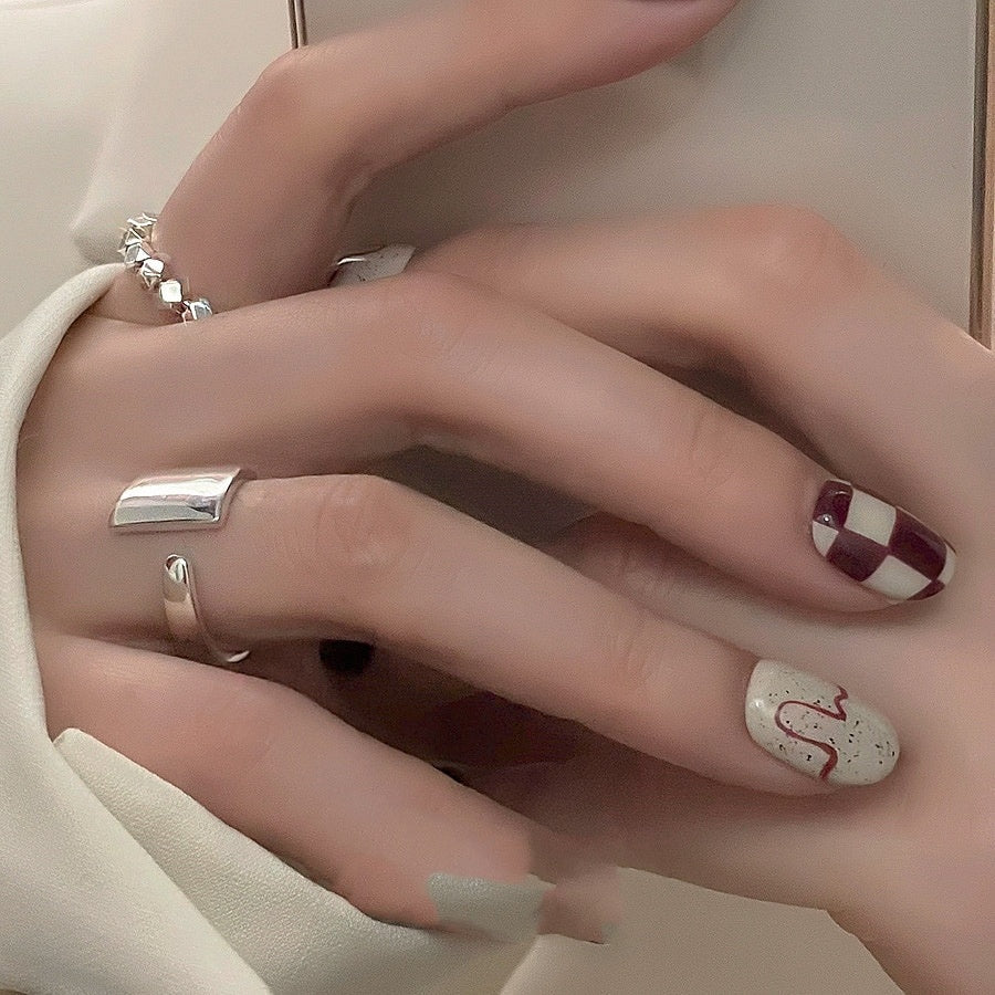 Non-fading Ins Retro Opening Ring Niche - electronic accessories