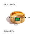 Non-fading Square Diamond Vertical Pattern Ring Retro Rib - JDR202284GN / 6 Yards - electronic accessories