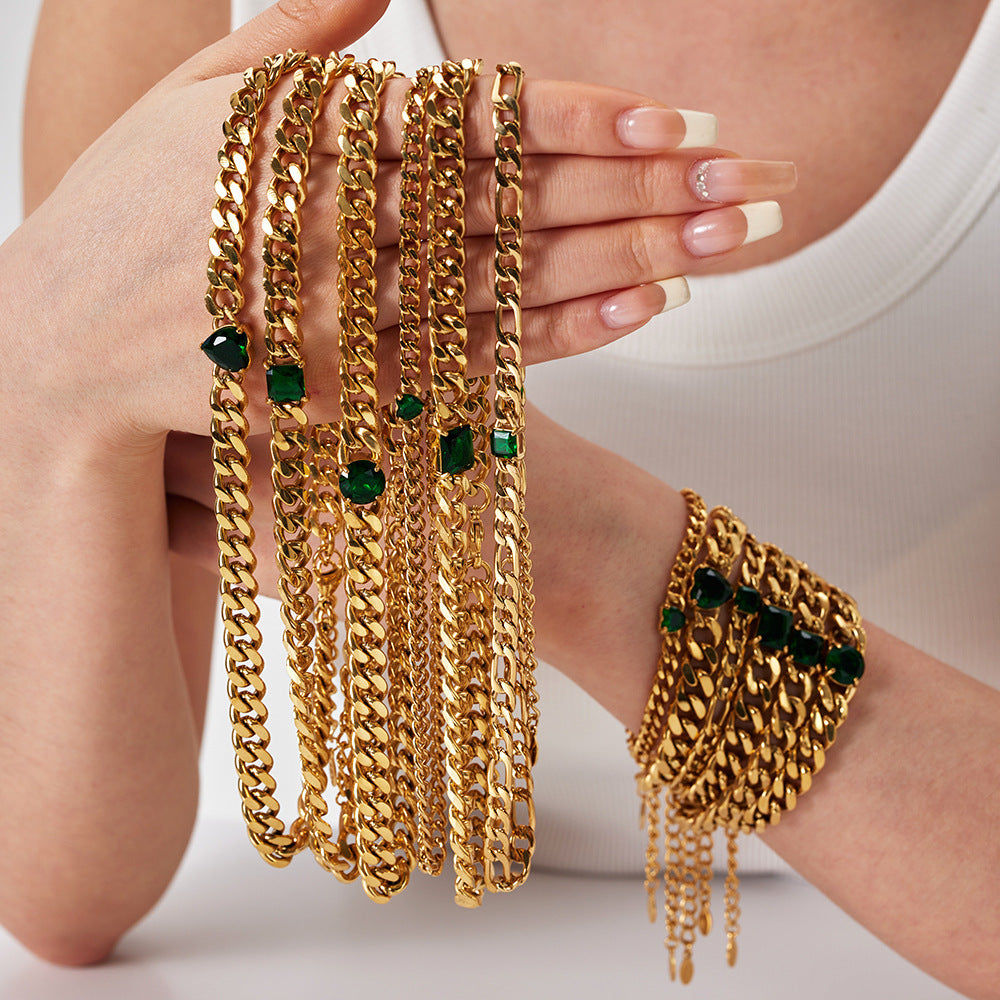 Non-fading Stainless Steel Bracelet Necklace - electronic accessories